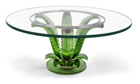 Lalique, Cactus tables, Coffee table without top