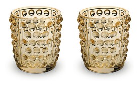 Lalique, Mossi candles, Set of 2 votives