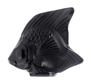 Lalique, Fish sculptures, Fish sculpture, black