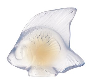 Lalique, Fish sculptures, Fish sculpture, opalescent