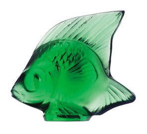 Lalique, Fish sculptures, Fish sculpture, emerald