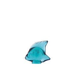 Lalique, Fish sculptures, Fish sculpture, light turquoise