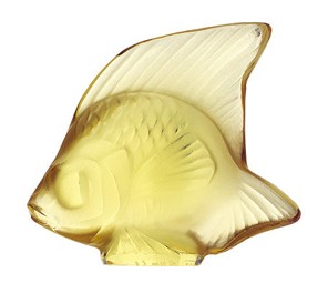 Lalique, Fish sculptures, Fish sculpture, gold