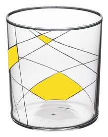 Lobmeyr, Neo double old fashioned, Dof tumbler light neo enamel painted x-ii-ii, yellow
