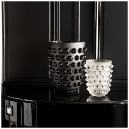 Lalique, Mossi vases, Xxl vase, black