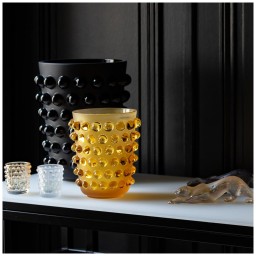 Lalique, Mossi vases, Xxl vase, black