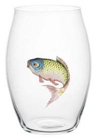 Lobmeyr, Balloon with fish, Convex tumbler