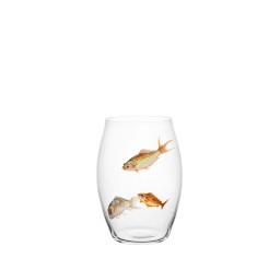 Lobmeyr, Balloon with fish, Convex tumbler