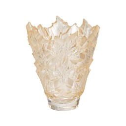 Lalique, Champs-Elysées vases, Vase, gold luster