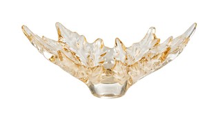 Lalique, Champs-Elysées bowls, Small bowl, gold luster