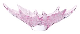 Lalique, Champs-Elysées bowls, Bowl, pink luster