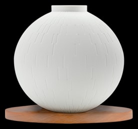 Haviland, Infini white, Sphere vase