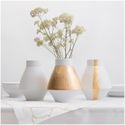 Haviland, Infini white, Sphere vase