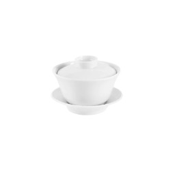 Haviland, Infini white, Chinese teacup and saucer