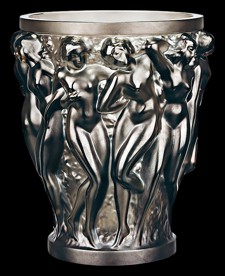 Lalique, Bacchantes vases, Vase, bronze