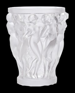 Lalique, Bacchantes vases, Small vase, clear