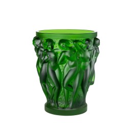 Lalique, Bacchantes vases, Vase, amazon green