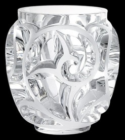 Lalique, Tourbillons vases, Vase, clear