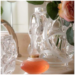 Lalique, Tourbillons vases, Vase, clear