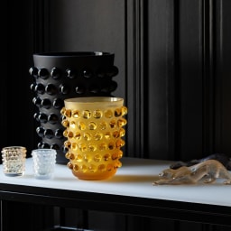 Lalique, Mossi vases, Vase, amber