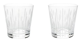 Lalique, Lotus tumblers, Set of 2 tumblers, drops-dew 200 ml