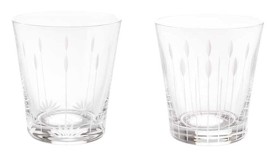 Lalique, Lotus tumblers, Set of 2 tumblers, bloss-buds 300 ml