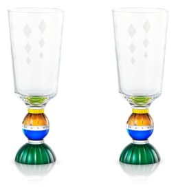 Reflections Copenhagen, Glasses, Set of 2 ascot tall crystal glass