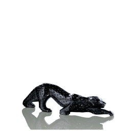 Lalique, Zeila panther sculptures, Large panther sculpture, black