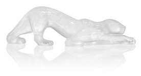 Lalique, Zeila panther sculptures, Small panther sculpture, clear