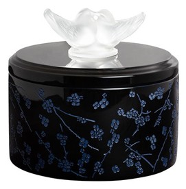 Lalique, Fleurs de cerisier boxes, Medium box, black