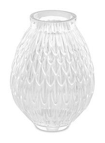 Lalique, Plumes vases, Small vase, clear