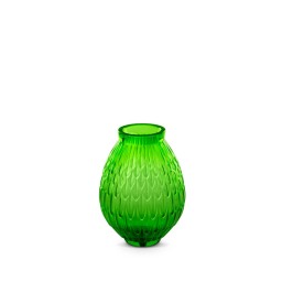 Lalique, Plumes vases, Small vase, green meadow