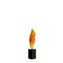 Lalique, Still water by Nic Fiddian Green, Limited edition sculpture, amber