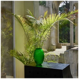 Lalique, Plumes vases, Vase, green meadow