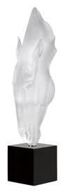 Lalique, Still water by Nic Fiddian Green, Large limited edition sculpture, clear