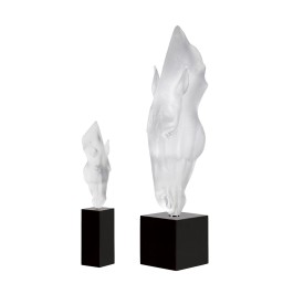 Lalique, Still water by Nic Fiddian Green, Large limited edition sculpture, clear