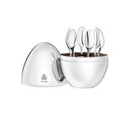 Christofle, Mood, MOOD COFFEE, set of 6 espresso spoons