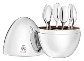 Christofle, Mood, MOOD COFFEE, set of 6 espresso spoons