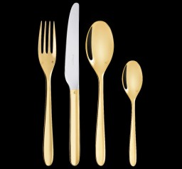 Christofle, Mood, MOOD GOLD 24-Piece Set