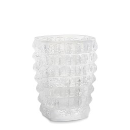 Lalique, Croco vases, Vase, clear