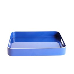 Von Gern Home, Trays and boxes, Small tray, navy & white edge