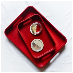 Von Gern Home, Trays and boxes, Large tray, red