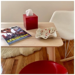 Von Gern Home, Trays and boxes, Tissue box, red ombre