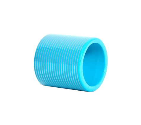 Von Gern Home, Napkin rings, Stripe napkin ring, turquoise & silver stripes