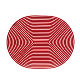 Von Gern Home, Stripe placemats and coasters, Stripe placemat, red & white