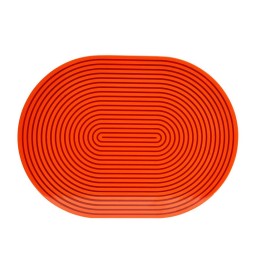 Von Gern Home, Stripe placemats and coasters, Stripe placemat, orange & red stripes