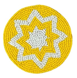 Von Gern Home, Capri placemats and coasters, Coasters s/4, yellow