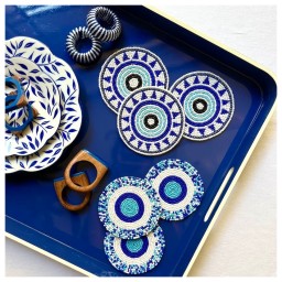 Von Gern Home, Charm, Set of 4 coasters