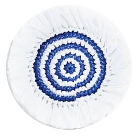 Von Gern Home, Woven, Set of 4 fringe coasters, white & navy