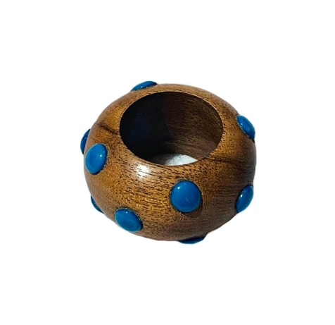 Von Gern Home, Candy napkin rings, Dot napkin ring, navy